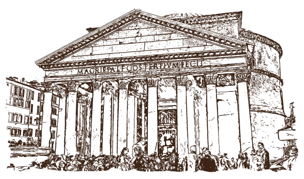The Pantheon Illustration